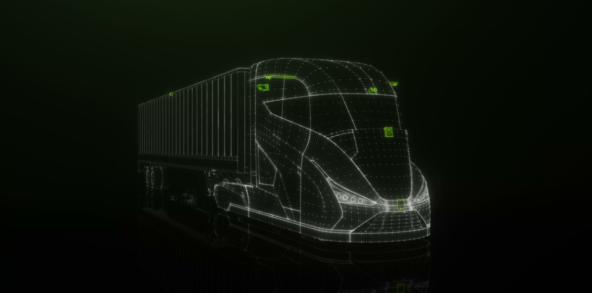 Commercial vehicle safety system visualisation